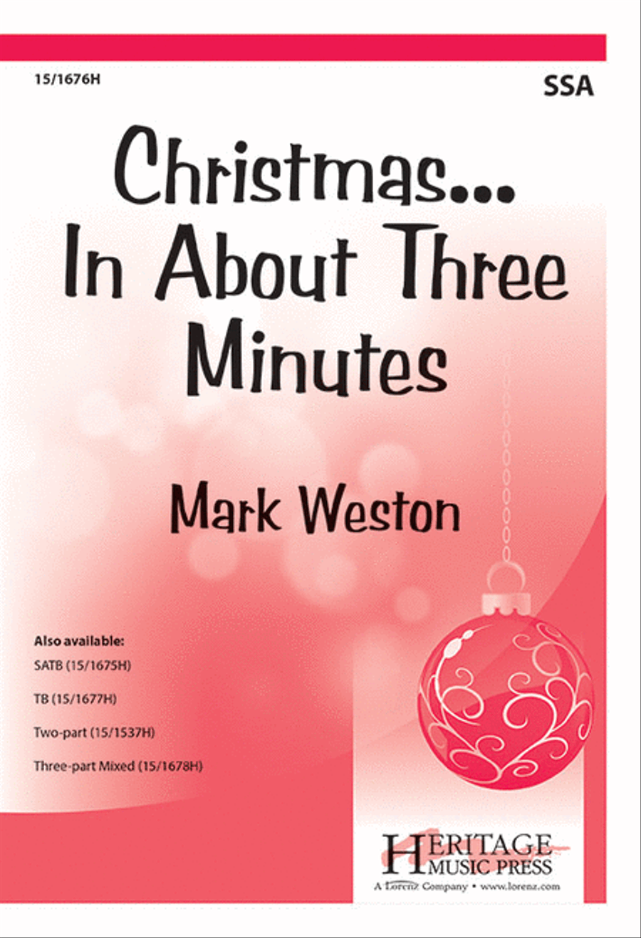 Christmas...In About Three Minutes SSA scores gallery preview page 1