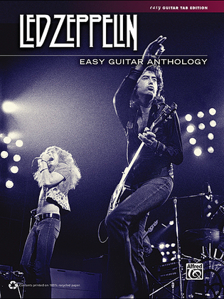 Book cover for Led Zeppelin -- Easy Guitar Anthology