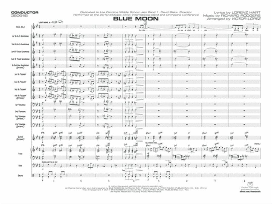 Blue Moon Jazz Ensemble scores gallery preview page 2