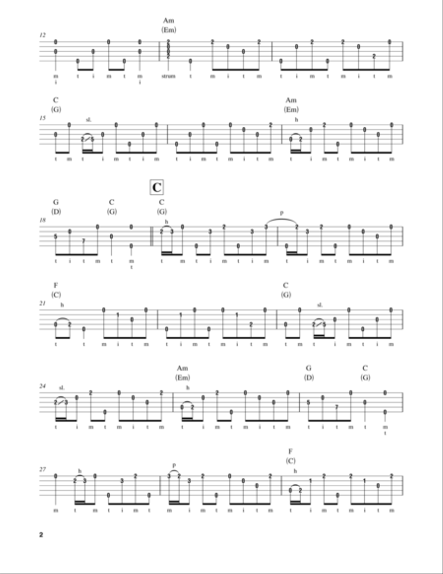 Billy In The Low Ground Banjo scores gallery preview page 2