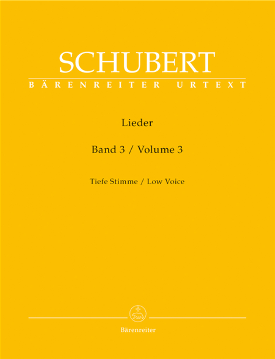 Lieder, Volume 3, Op. 80-98 Low Voice scores gallery preview page 1