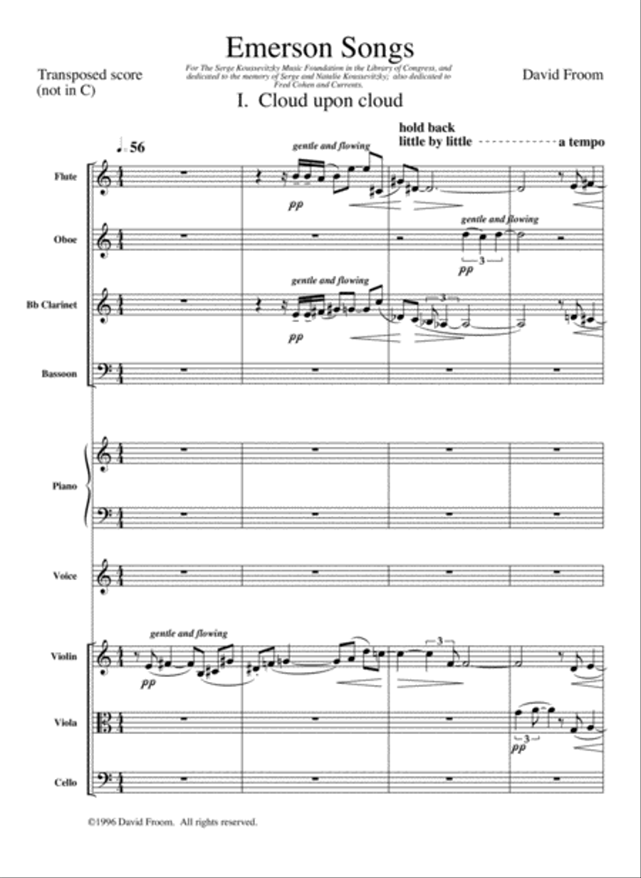 [Froom] Emerson Songs Large Ensemble scores gallery preview page 5