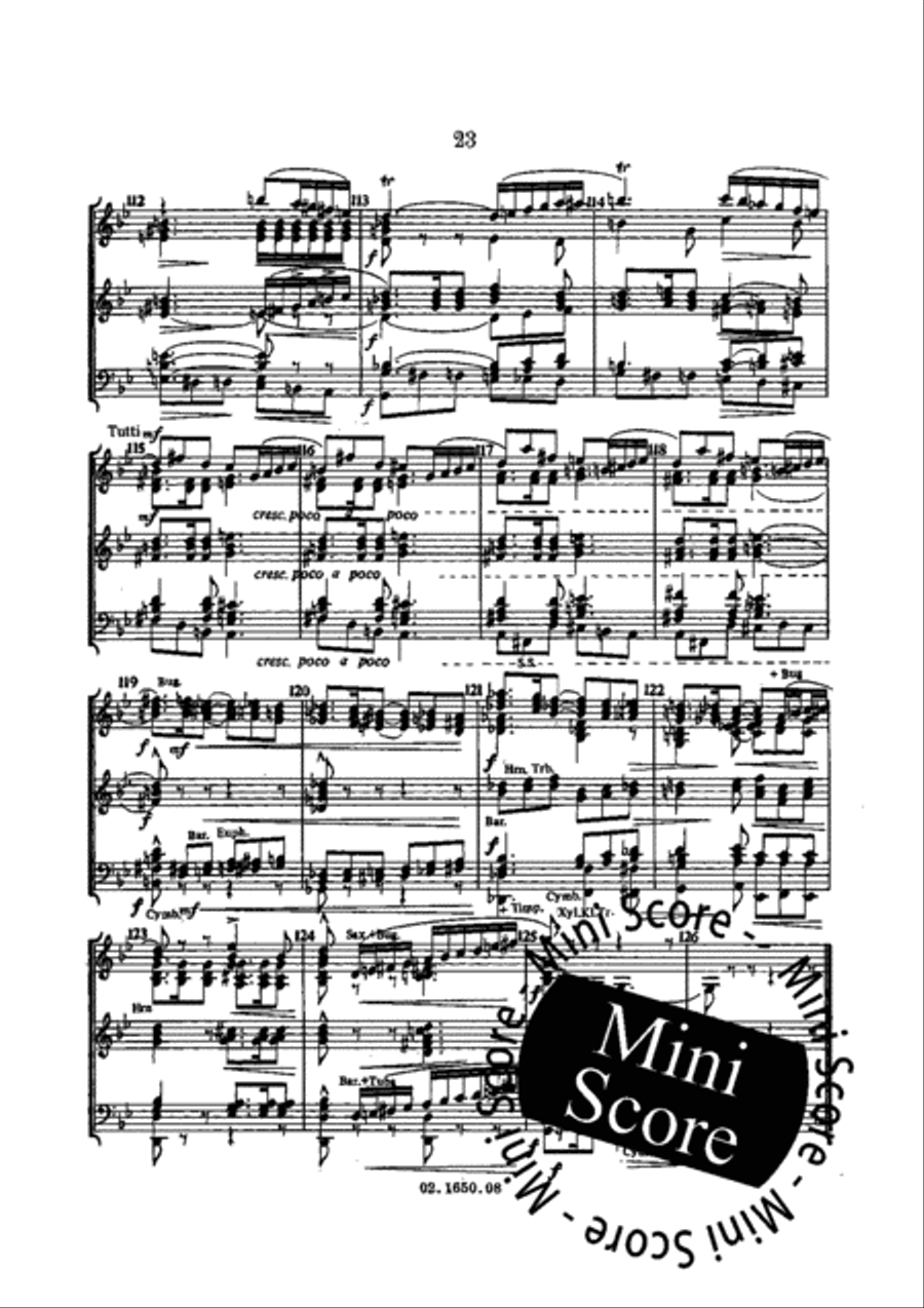 Concertsuite voor Fanfare Concert Band scores gallery preview page 27