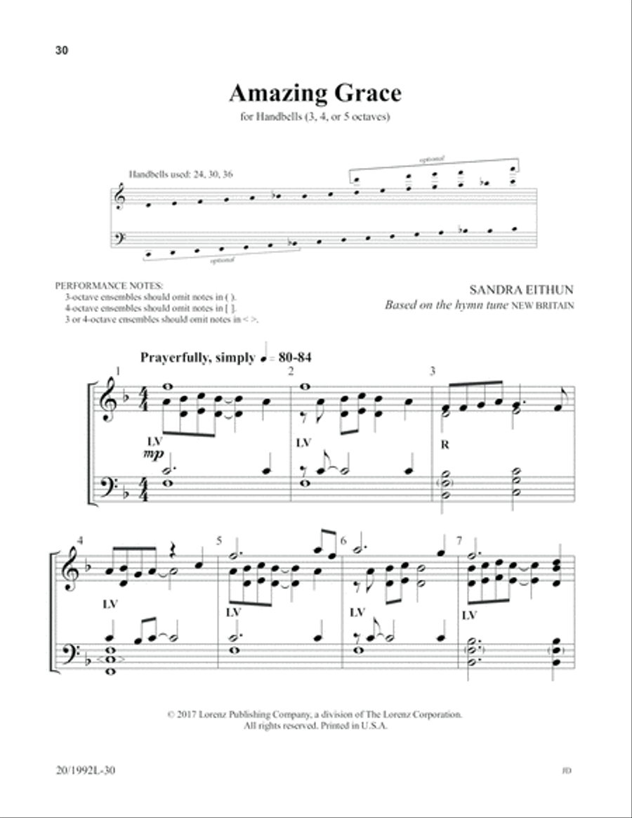Hymns We Love to Ring 5-Octaves scores gallery preview page 23
