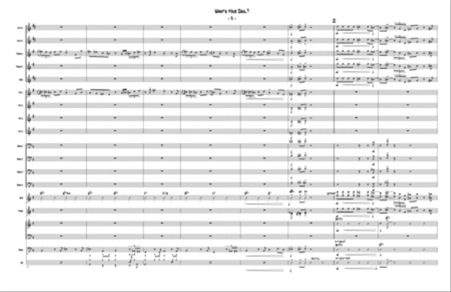 What's Your Deal? Jazz Ensemble scores gallery preview page 4