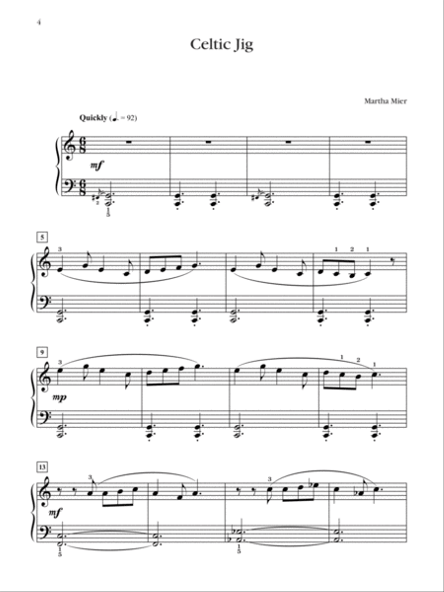 Musical Impressions, Book 2 Easy Piano scores gallery preview page 4