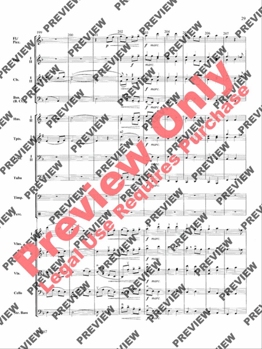 Overture to the Wasps Full Orchestra scores gallery preview page 29