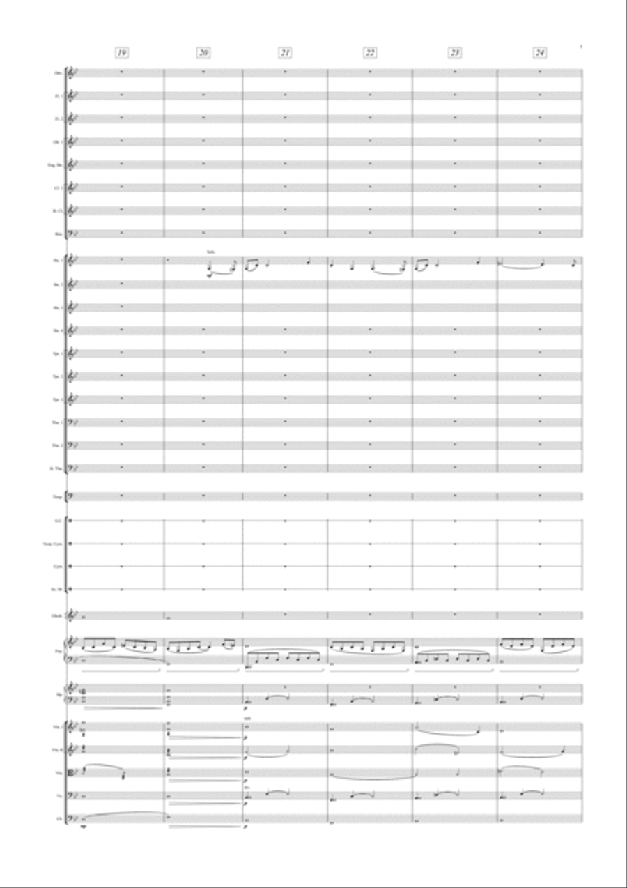 My Whole Life Full Orchestra scores gallery preview page 6