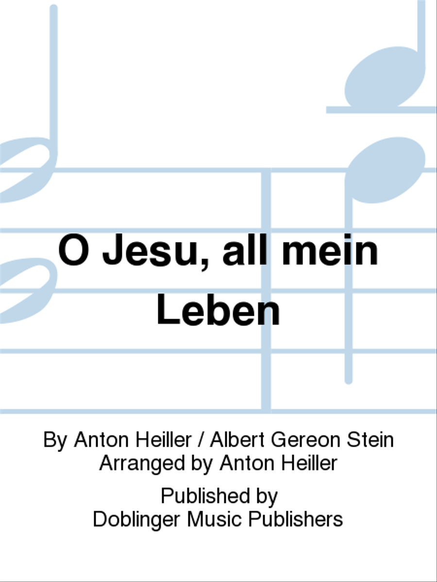 O Jesu, all mein Leben O Jesu, all mein Leben 4-Part scores gallery preview page 1