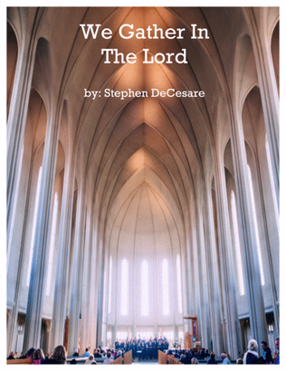 Book cover for We Gather In The Lord