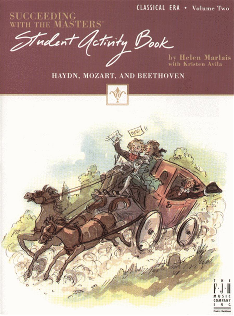 Succeeding with the Masters, Student Activity Book, Classical Era, Volume Two Piano Method scores gallery preview page 1