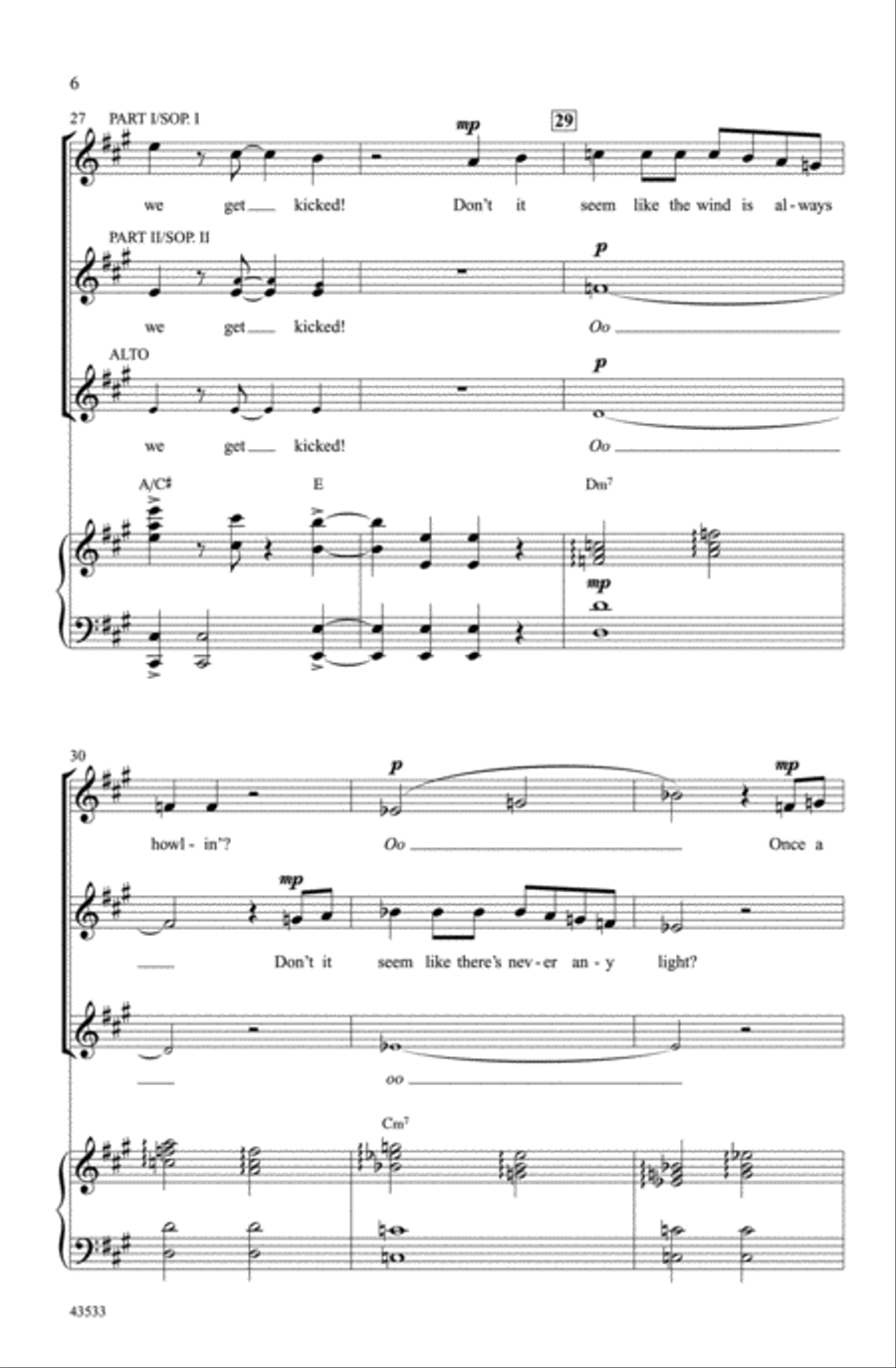 It's a Hard-Knock Life (from the musical Annie) Choir scores gallery preview page 5