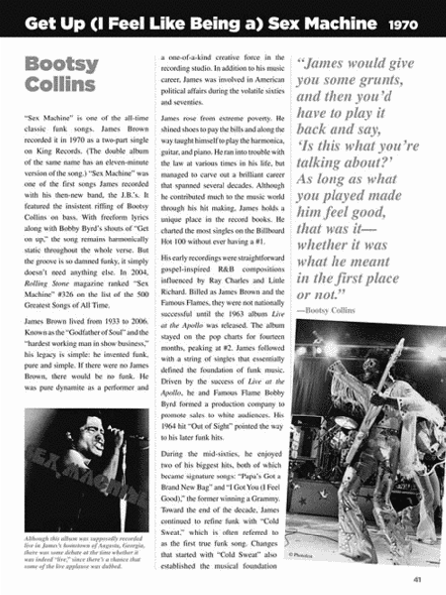25 Great Bass Lines 25 Great Bass Lines Guitar Tablature scores gallery preview page 4