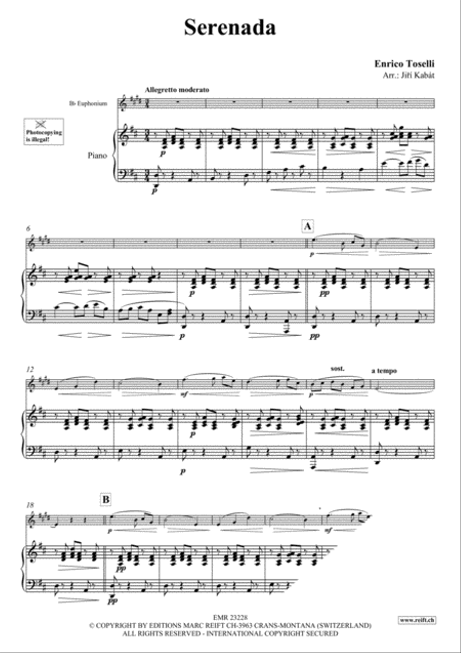 Serenada Euphonium scores gallery preview page 3