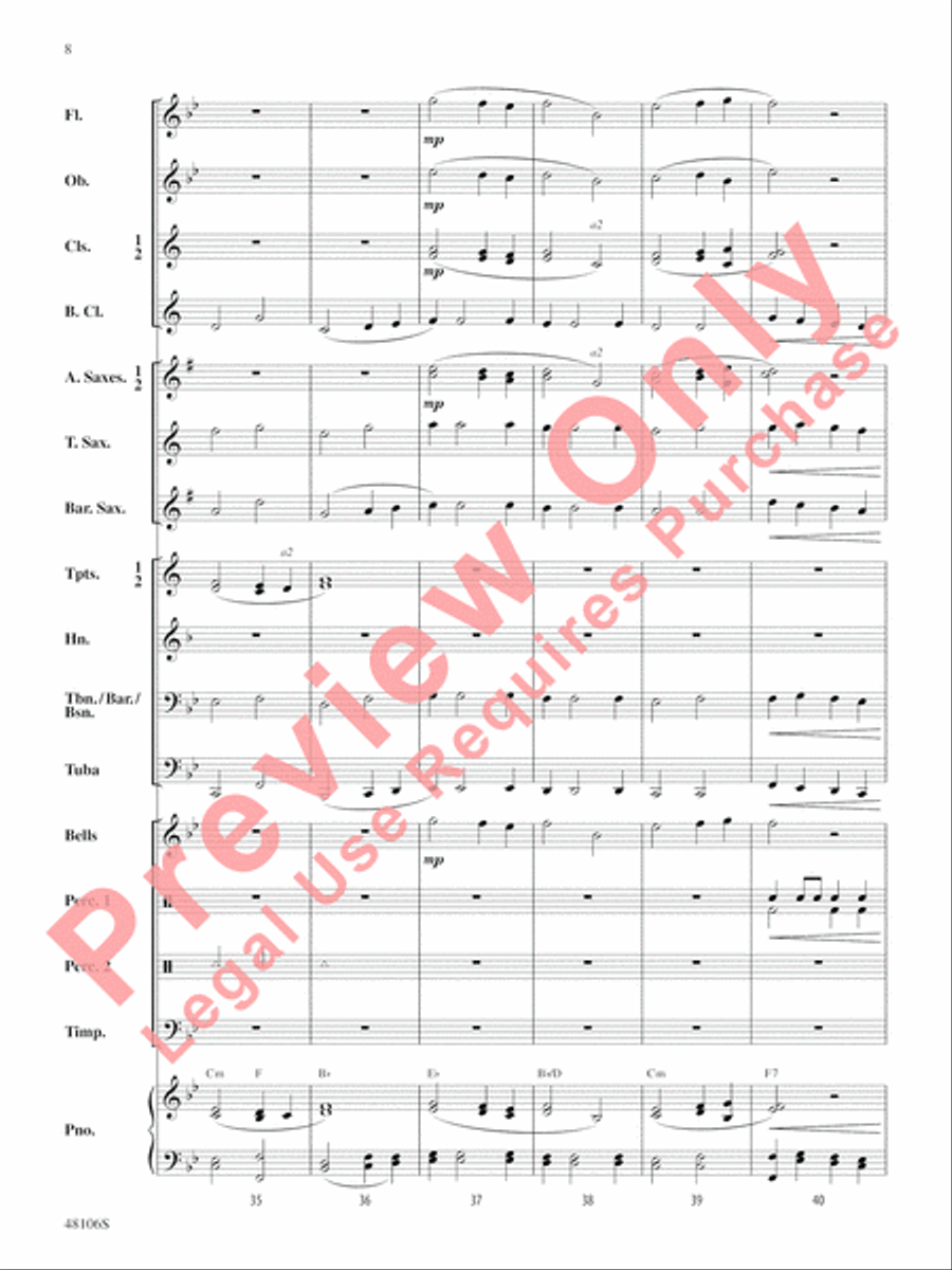 Fanfare and Festival Fanfare and Festival Concert Band scores gallery preview page 9