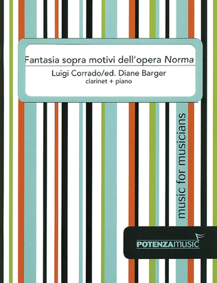 Book cover for Fantasia sopra motivi dell'opera Norma
