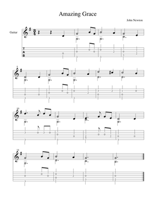 Book cover for Easy Finger-Style Hymns (TAB)