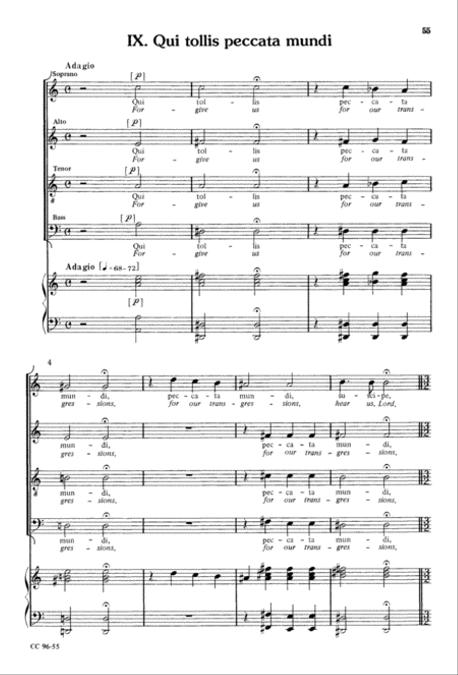 Gloria Gloria 4-Part scores gallery preview page 56