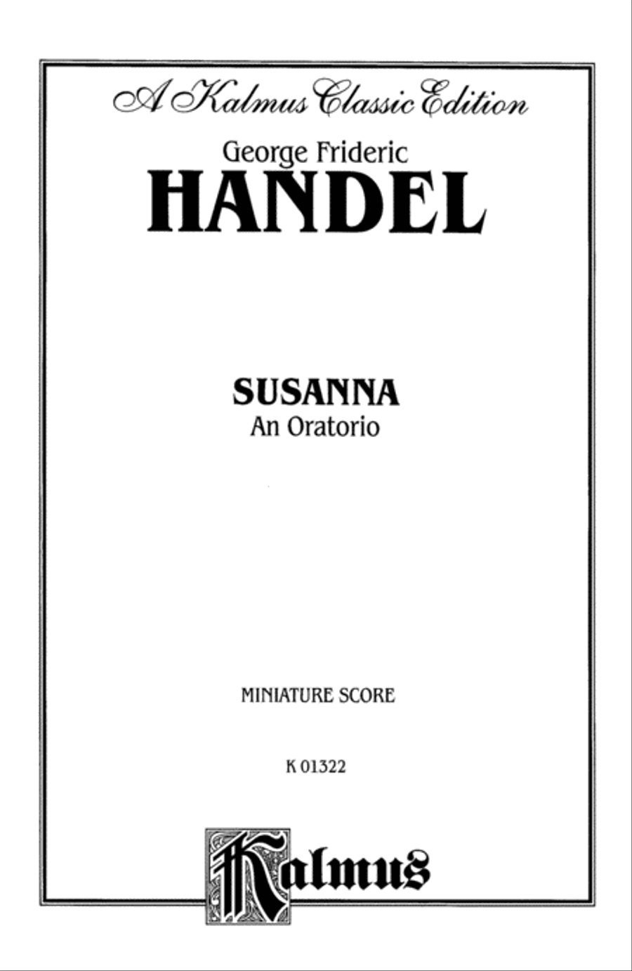 Susanna Susanna 4-Part scores gallery preview page 2
