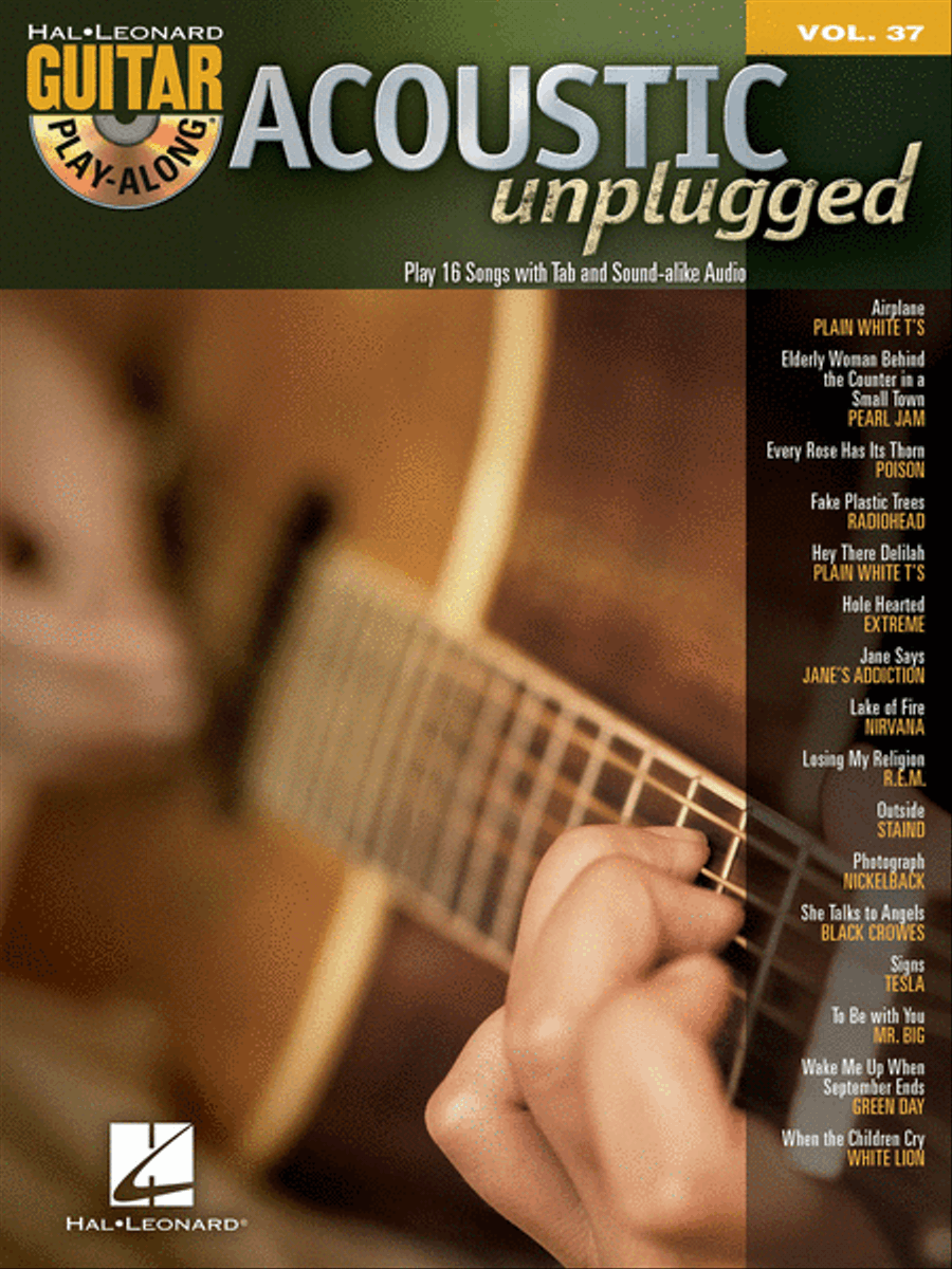 Acoustic Unplugged Acoustic Guitar scores gallery preview page 1