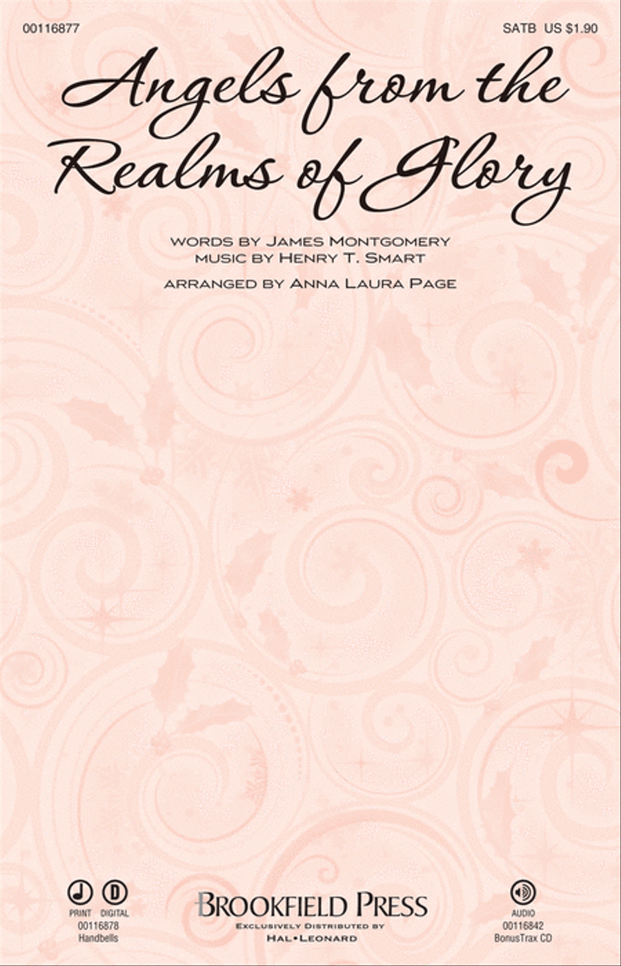Angels from the Realms of Glory 4-Part scores gallery preview page 1