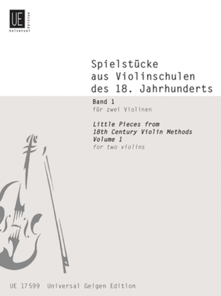 Book cover for Little Pieces,18 Cent.Violin M