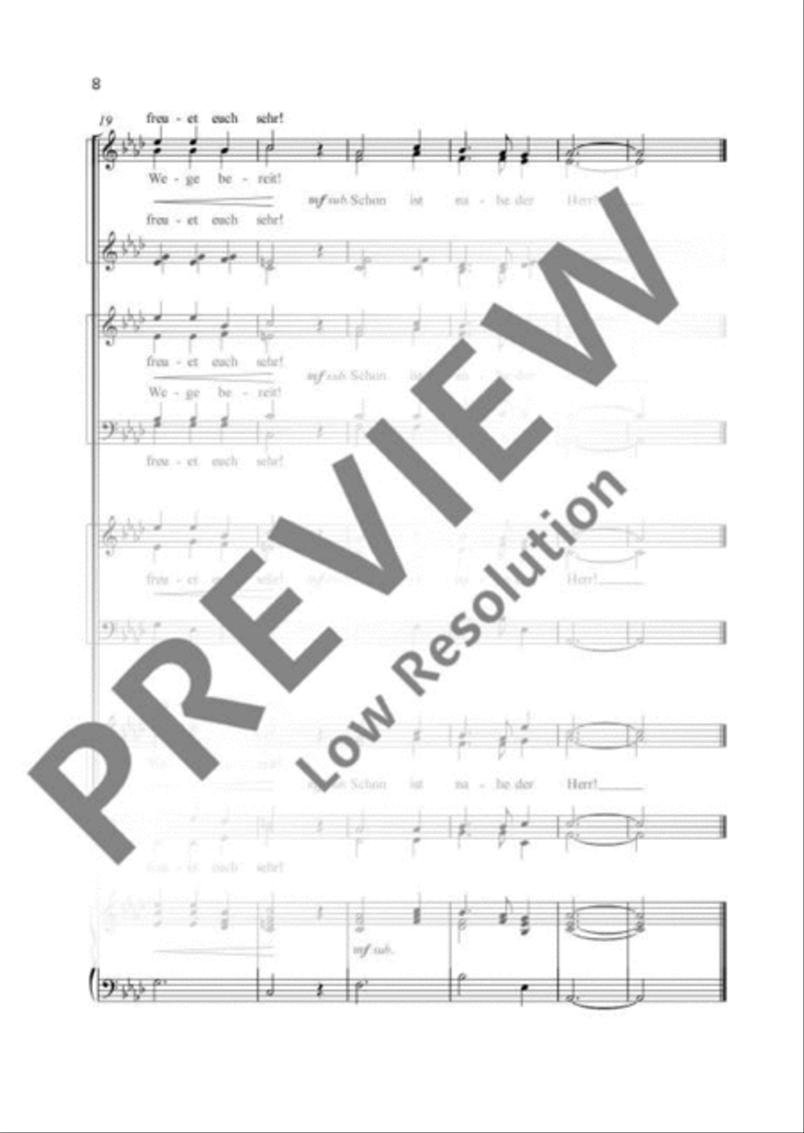 Wir sagen euch an den lieben Advent TTBB scores gallery preview page 6