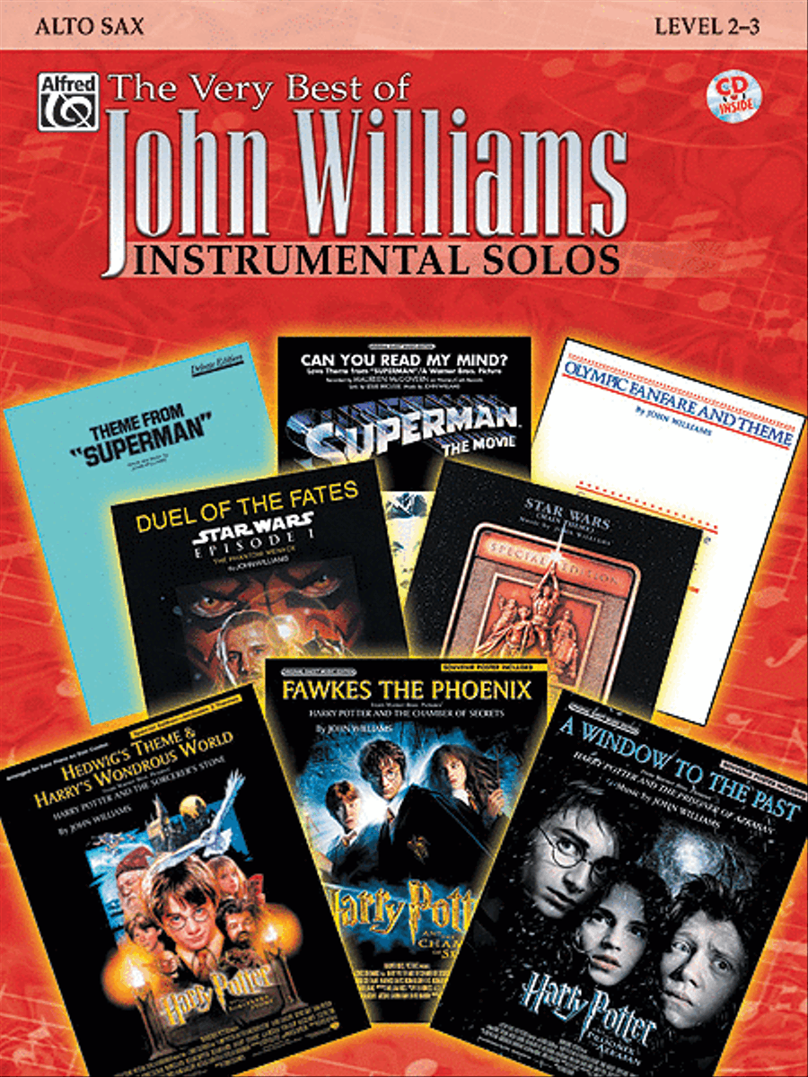 The Very Best of John Williams Alto Saxophone scores gallery preview page 1