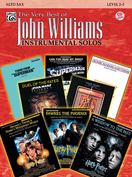 The Very Best of John Williams - Alto Sax (Book/CD) image number null