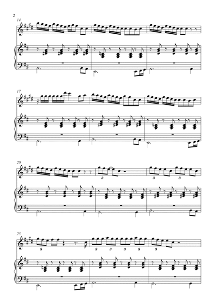 Telepatia Woodwind Duet scores gallery preview page 2
