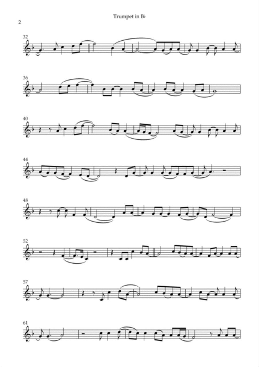 When I Get There B-Flat Trumpet scores gallery preview page 2