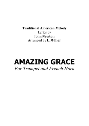 Amazing Grace - For Trumpet and French Horn - With Chords