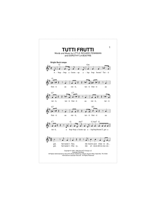 Book cover for Tutti Frutti