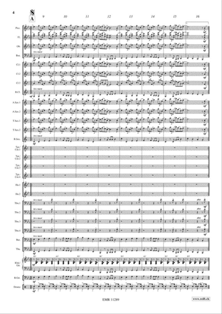A Swinging Safari Concert Band scores gallery preview page 5