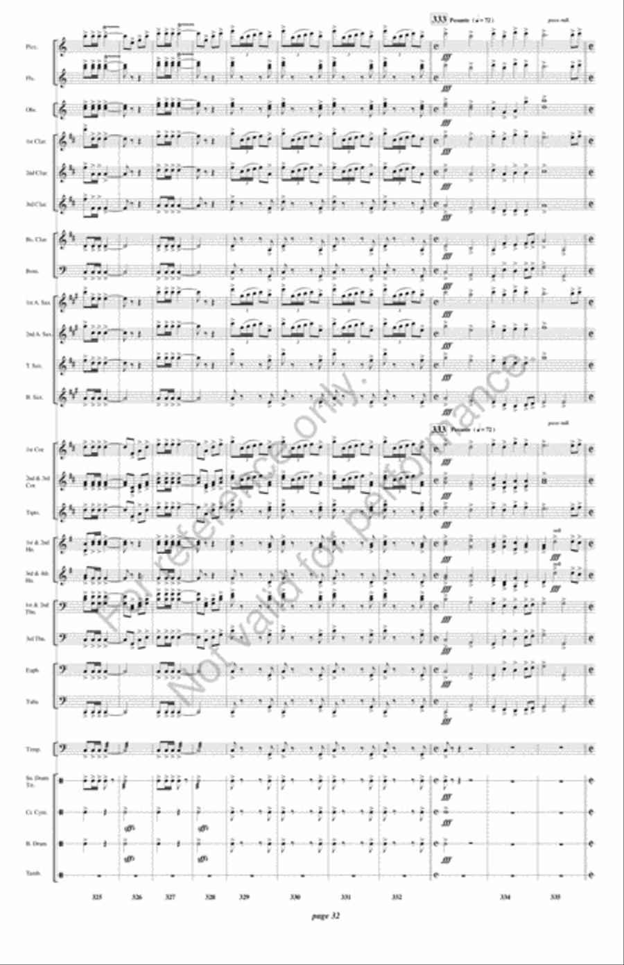 Fatinitza Fatinitza Concert Band scores gallery preview page 33