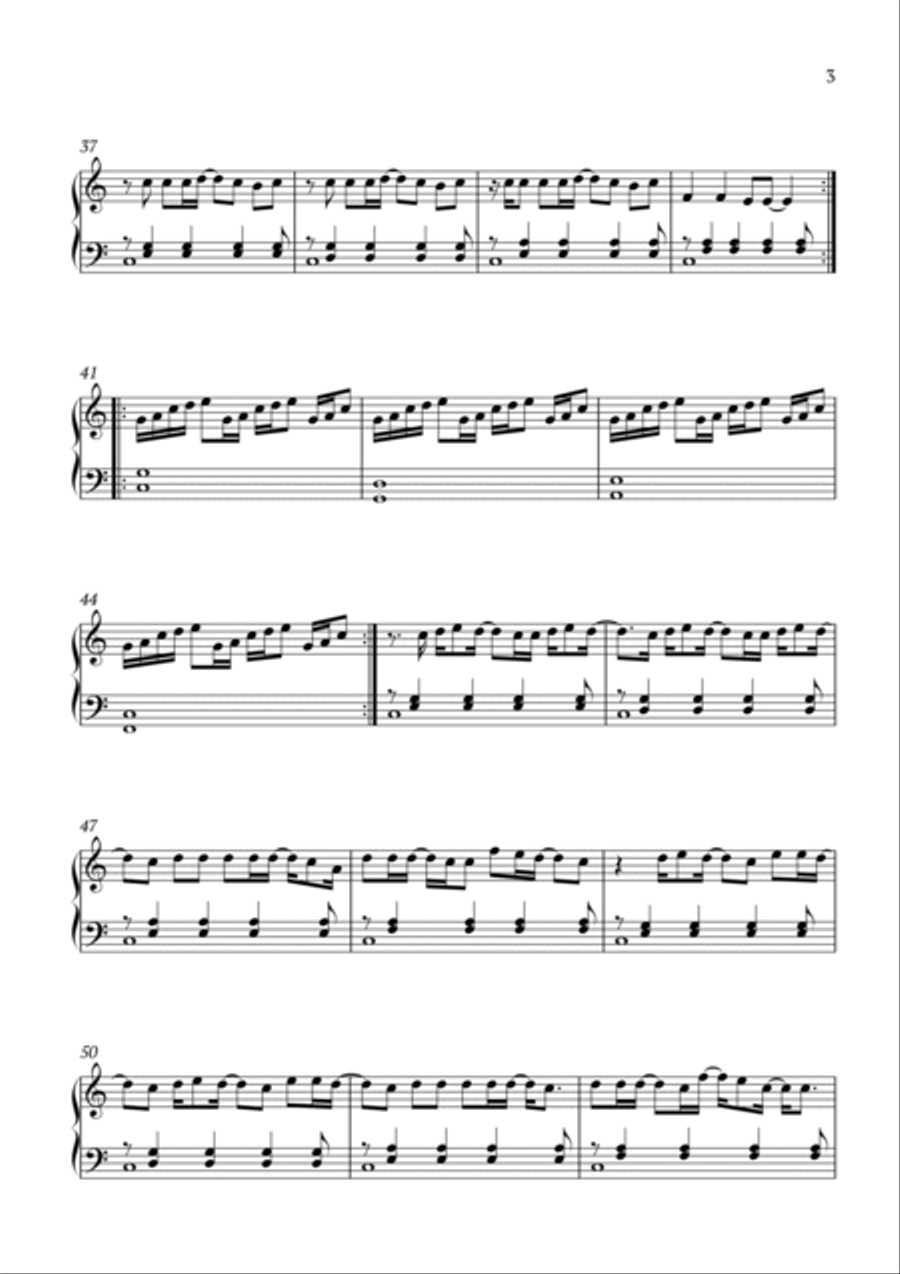 Champagne Problems Piano Solo scores gallery preview page 3