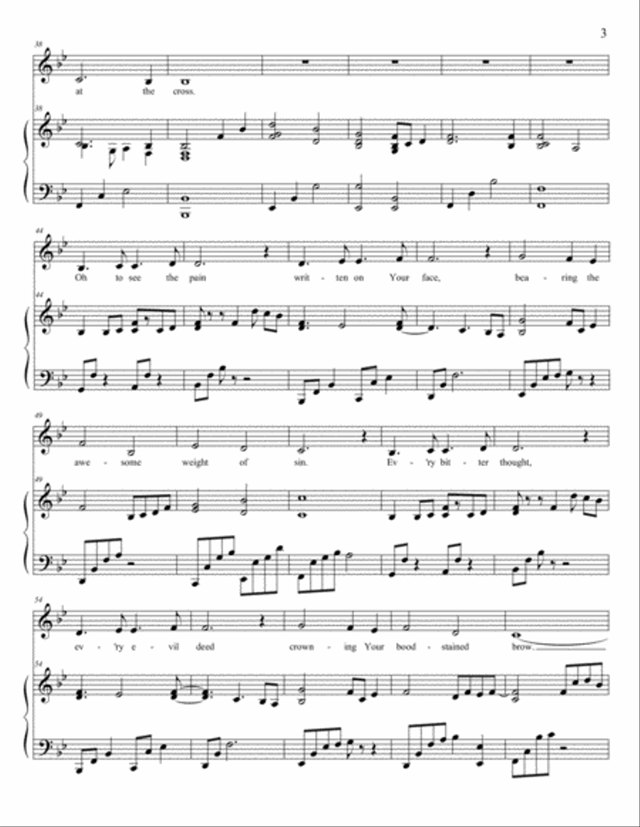 The Power Of The Cross (Oh To See The Dawn) Voice scores gallery preview page 3