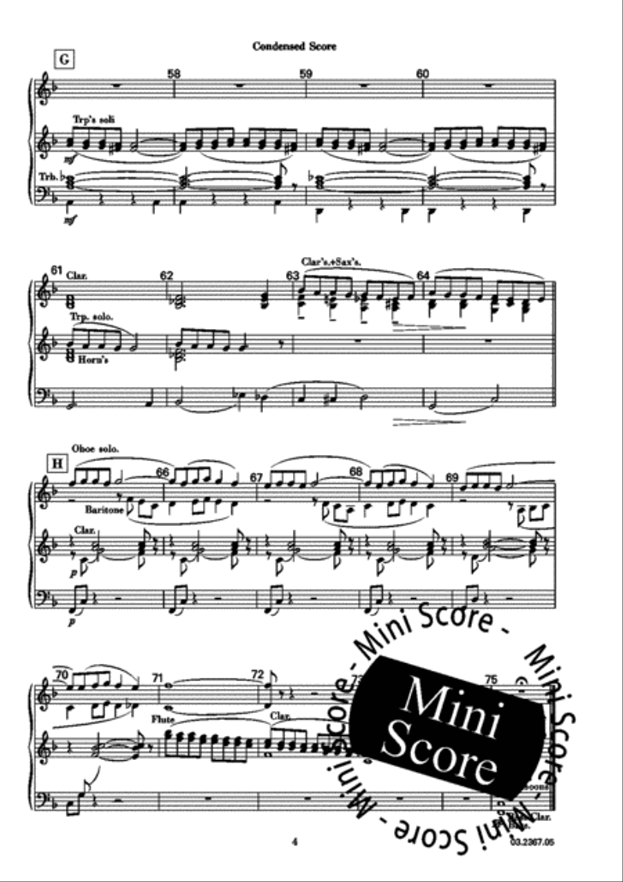 Strangers in the Night Mixed Choir scores gallery preview page 17
