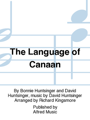 Book cover for The Language of Canaan