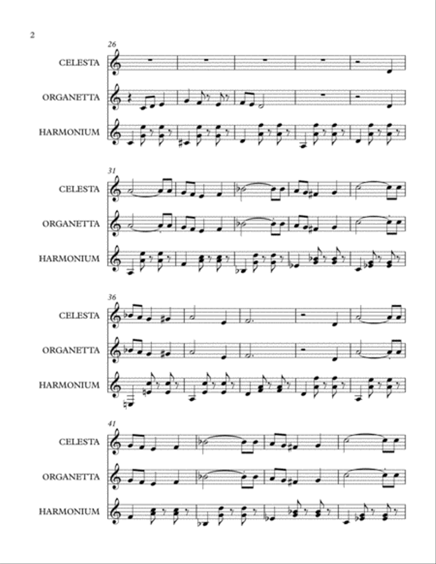 BILLARD CARROUSEL (PLAYFUL PIECES) Small Ensemble scores gallery preview page 2