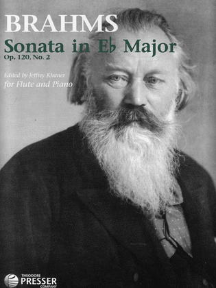 Book cover for Sonata in E-Flat Major, Op. 120, No. 2