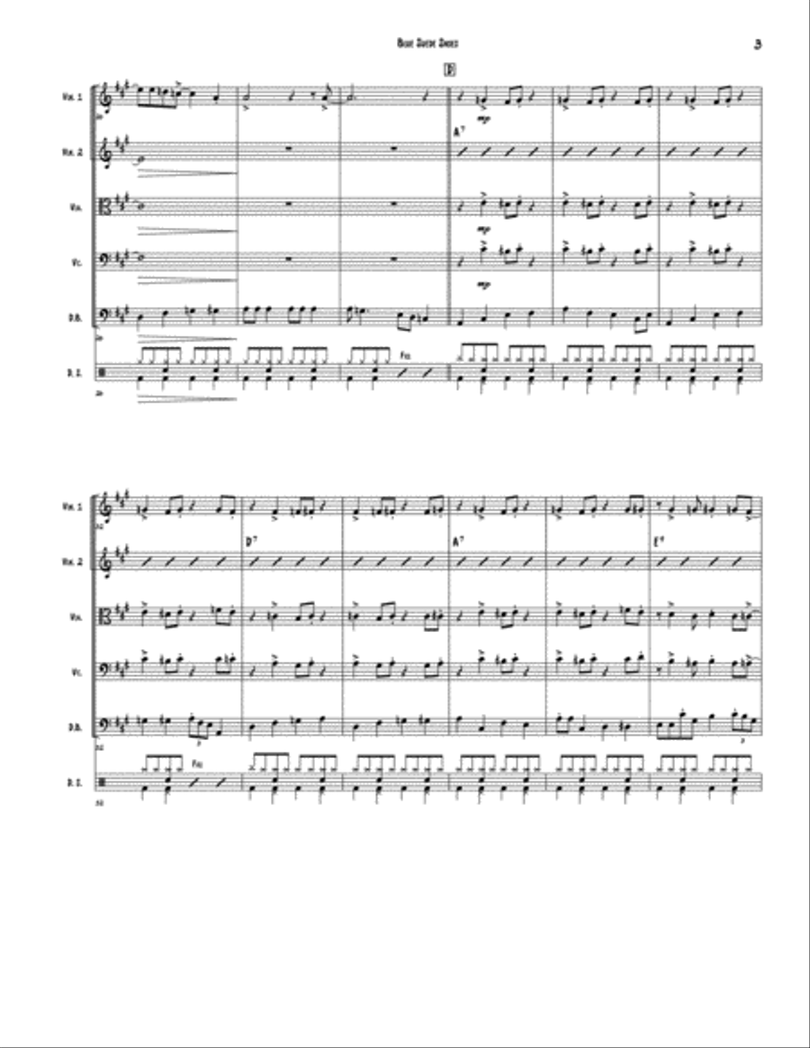 Blue Suede Shoes Blue Suede Shoes String Quintet scores gallery preview page 3