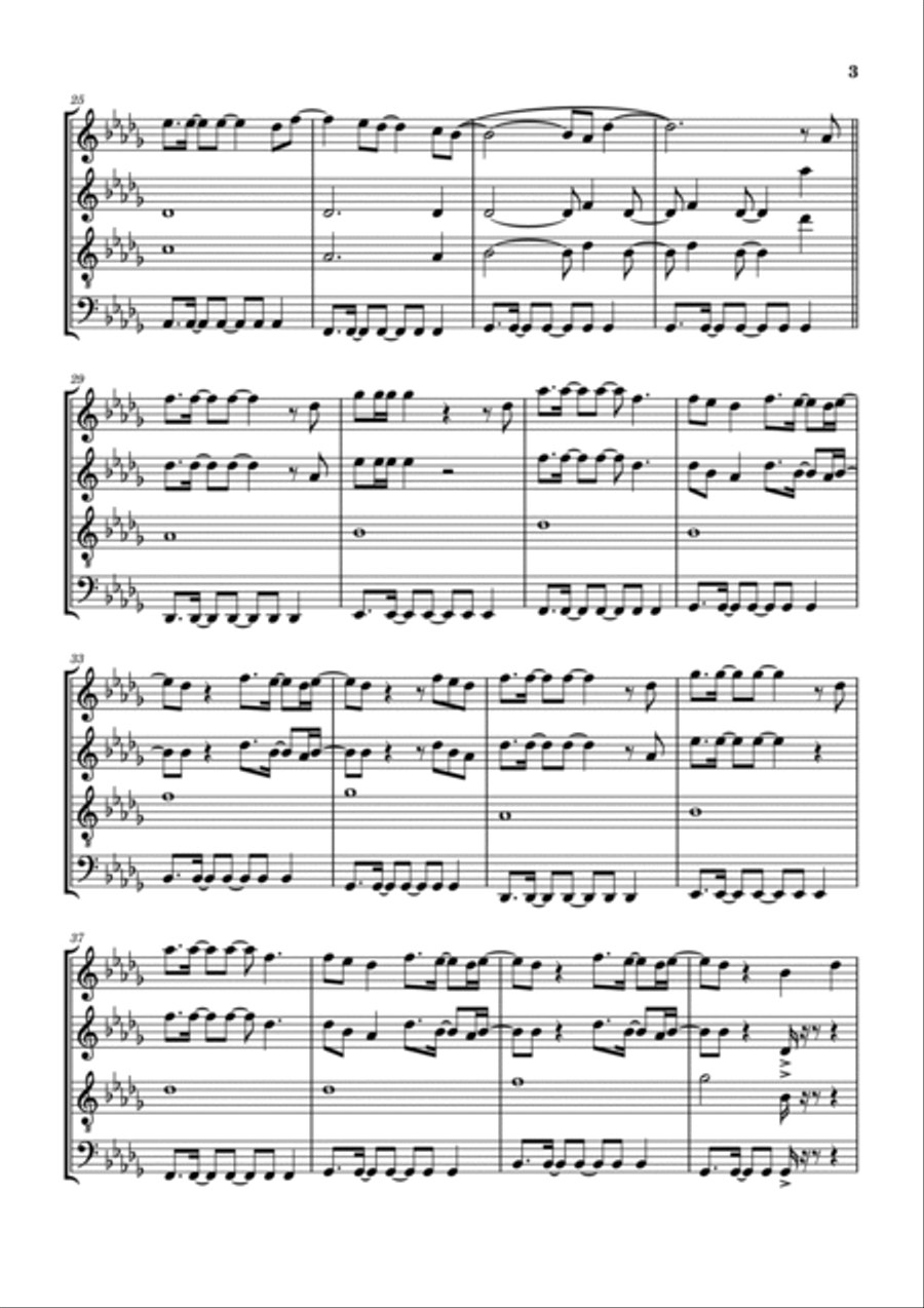 I Thank God Woodwind Quartet scores gallery preview page 4