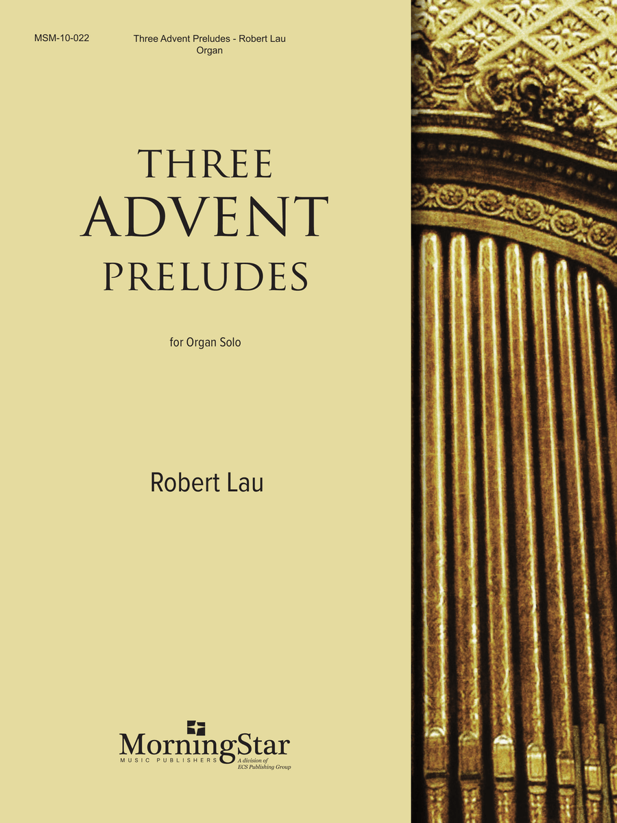 Three Advent Preludes Organ scores gallery preview page 1