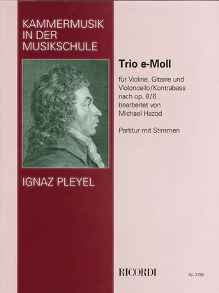 Trio e-Moll für Violine, Gitarre und Vc-Kb