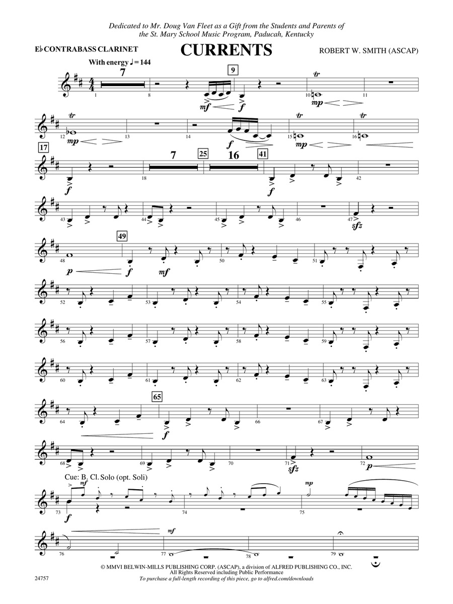Currents: E-flat Contrabass Clarinet