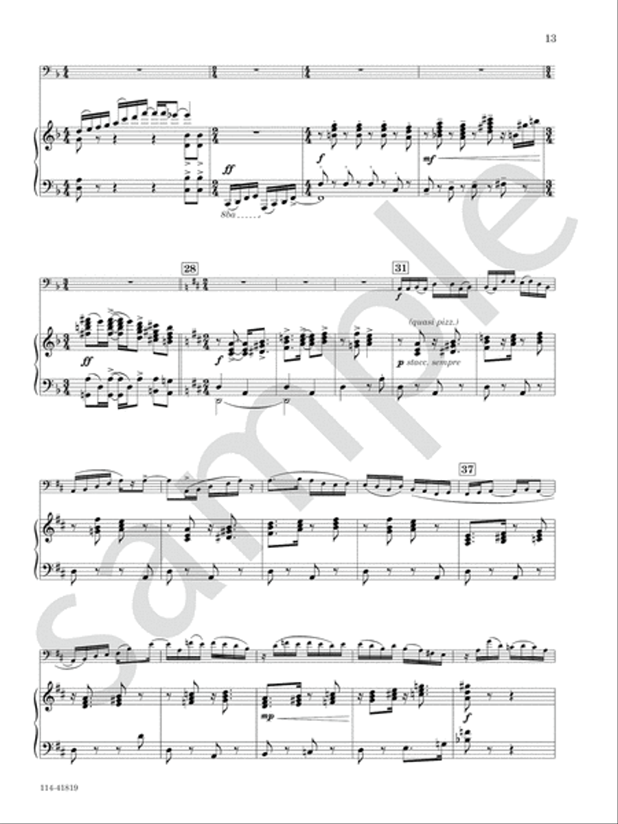 Concerto for Contrabassoon Chamber Music scores gallery preview page 8