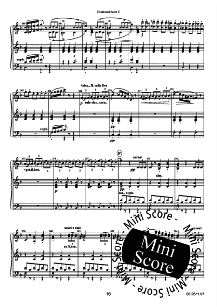 La Gazza Ladra La Gazza Ladra Concert Band scores gallery preview page 66