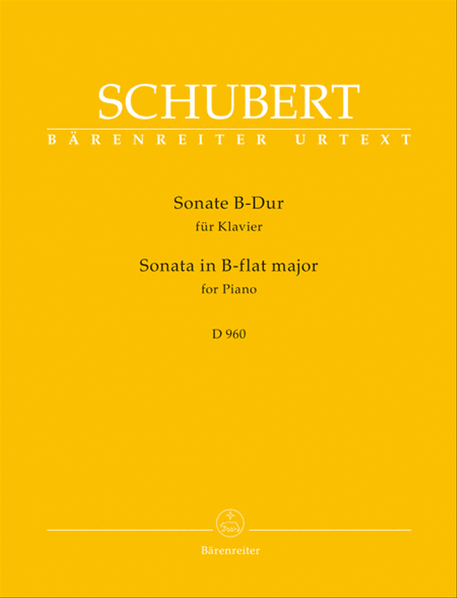 Sonata for Piano in B-flat major D 960 Piano Solo scores gallery preview page 1