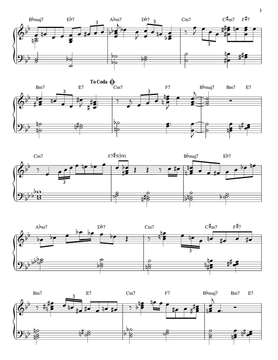 Milestones Piano Solo scores gallery preview page 3